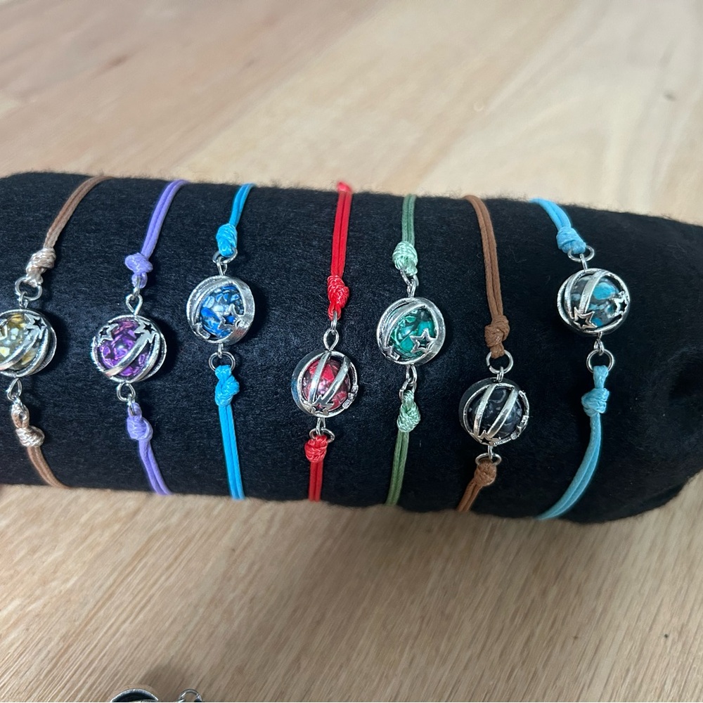 Handmade Colorful Adjustable Fidget Bracelets - Picture 2 of 5